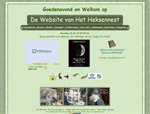 Tablet Screenshot of heksennest.nl